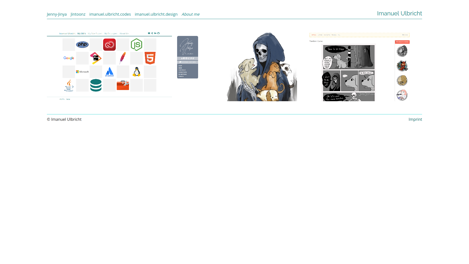 imanuel.ulbricht.design Desktop – Startpage