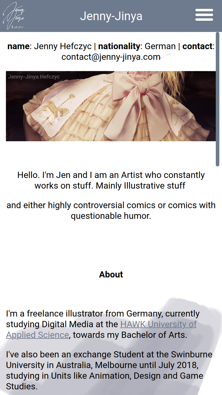 Jenny-Jinya Mobile – Text Page